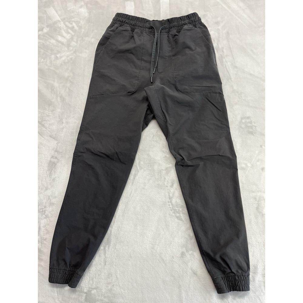 Lululemon ABC Jogger Men Medium Gray Elastic Waist Stretch Gusset Quick-Drying